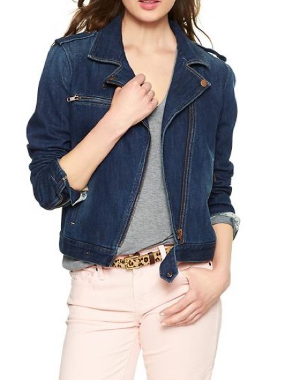 Gap Denim Moto Jacket